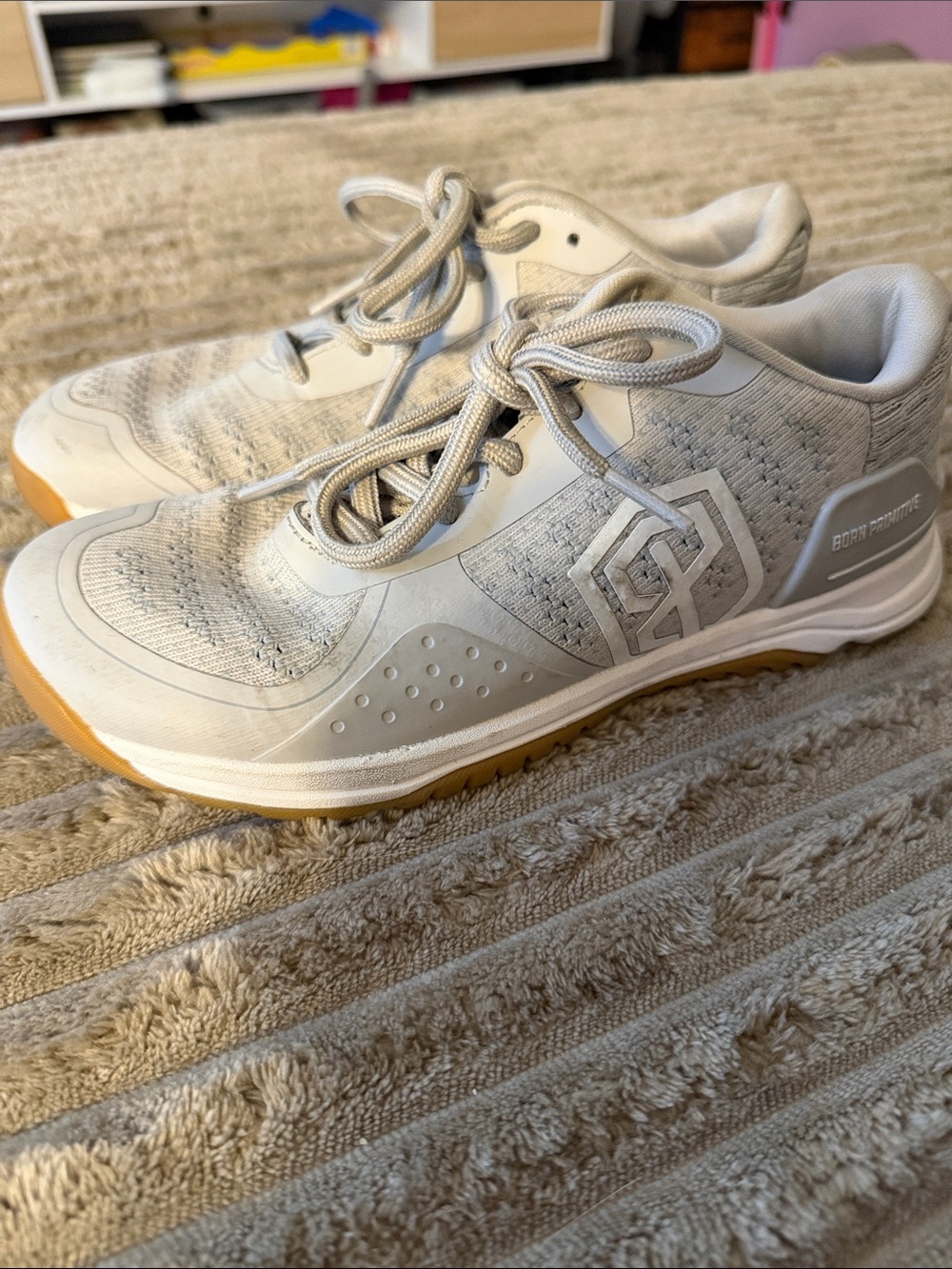 Born Primitive Women's Cream and Gum Athletic Shoes